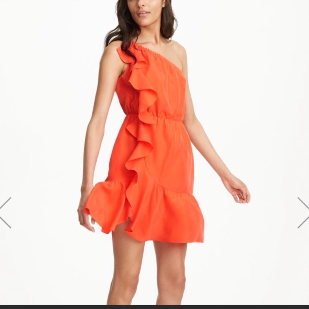 Club Monaco Mair One Shoulder Dress